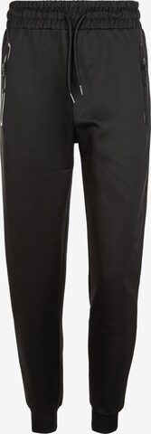 Cruz Tapered Workout Pants 'Kanpur' in Black: front
