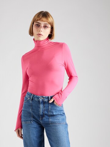 CATWALK JUNKIE Shirt 'ZIPPY' in Roze: voorkant