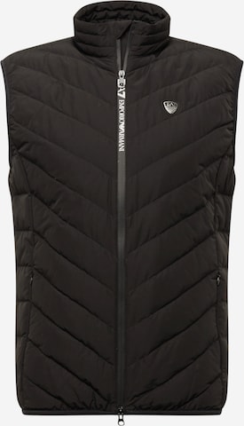 Gilet di EA7 Emporio Armani in nero: frontale