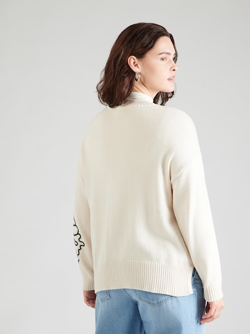 Pulover 'CARPetra' de la ONLY Carmakoma pe bej