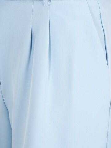 Only Petite Regular Pleat-Front Pants in Blue