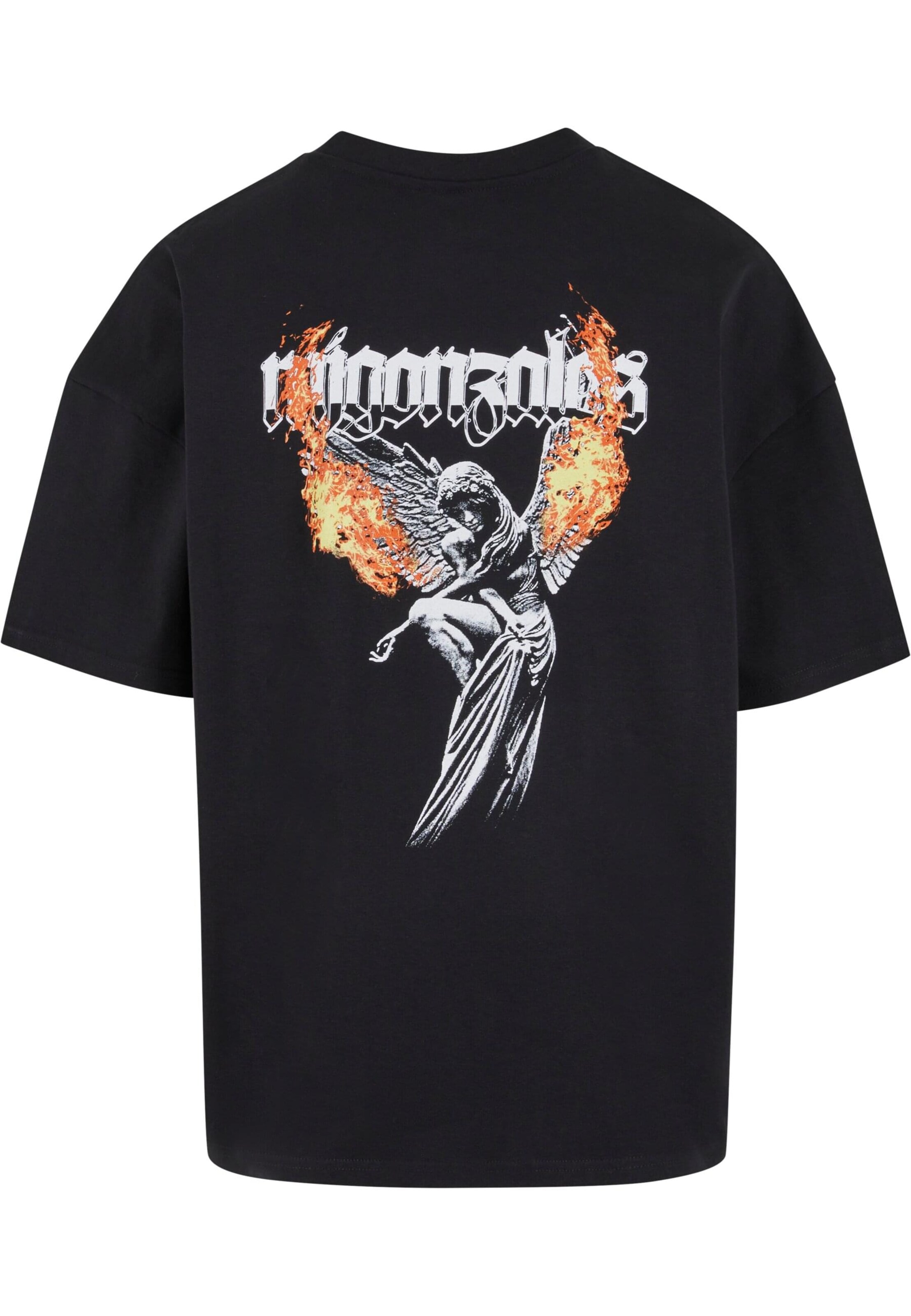 T-Shirt 'Burning Wings' MJ Gonzales en noir