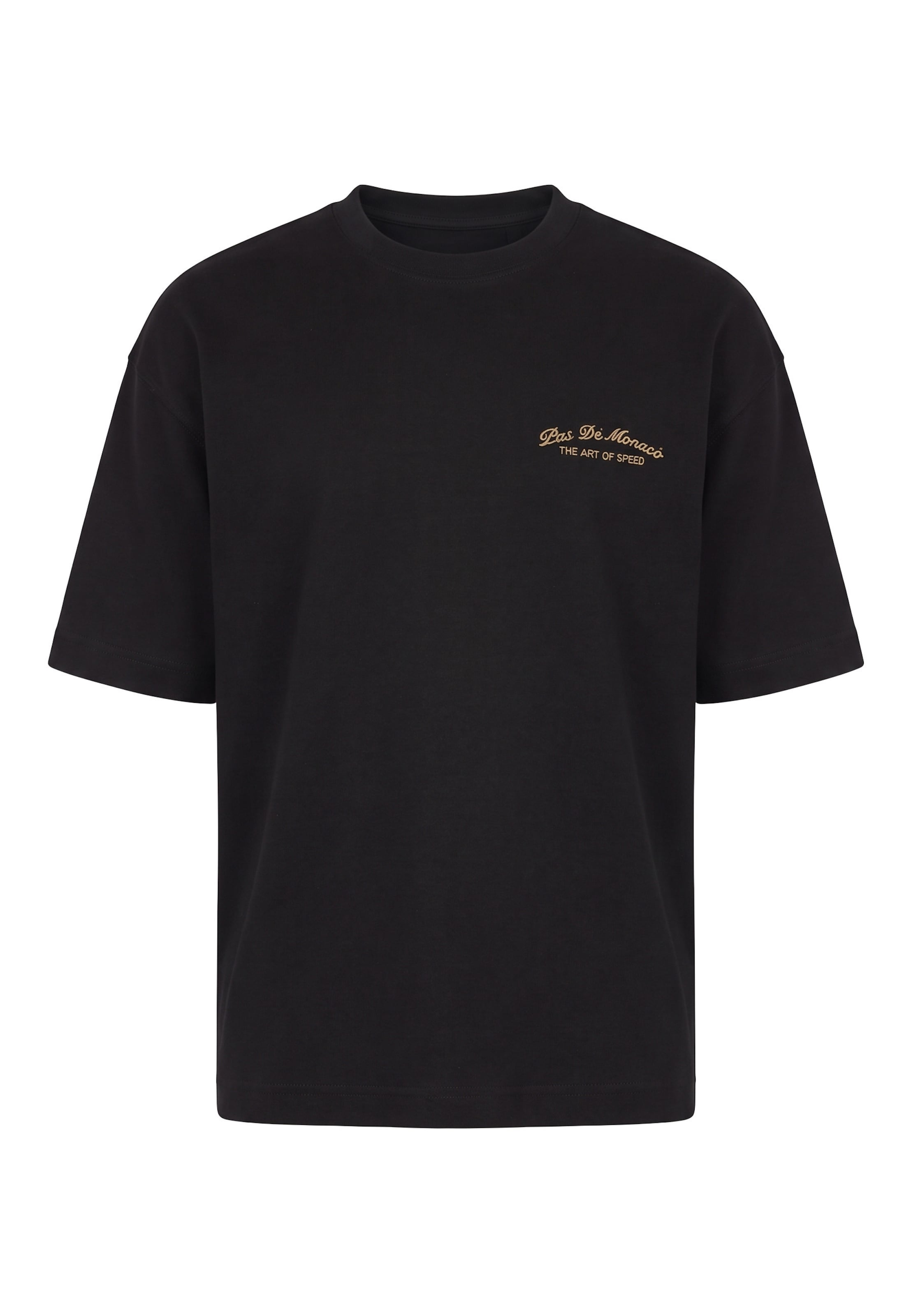 Pas De Monaco Shirt 'Cavalier' in Zwart: voorkant