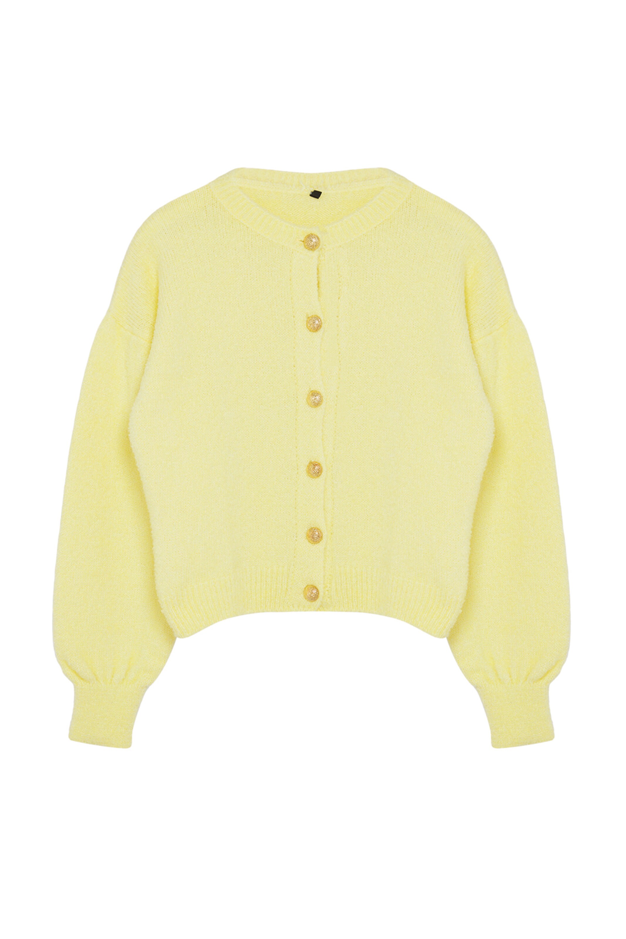 Trendyol Knit cardigan in XS in Yellow, Item view