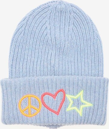 Zwillingsherz Beanie 'Luci' in Blue: front