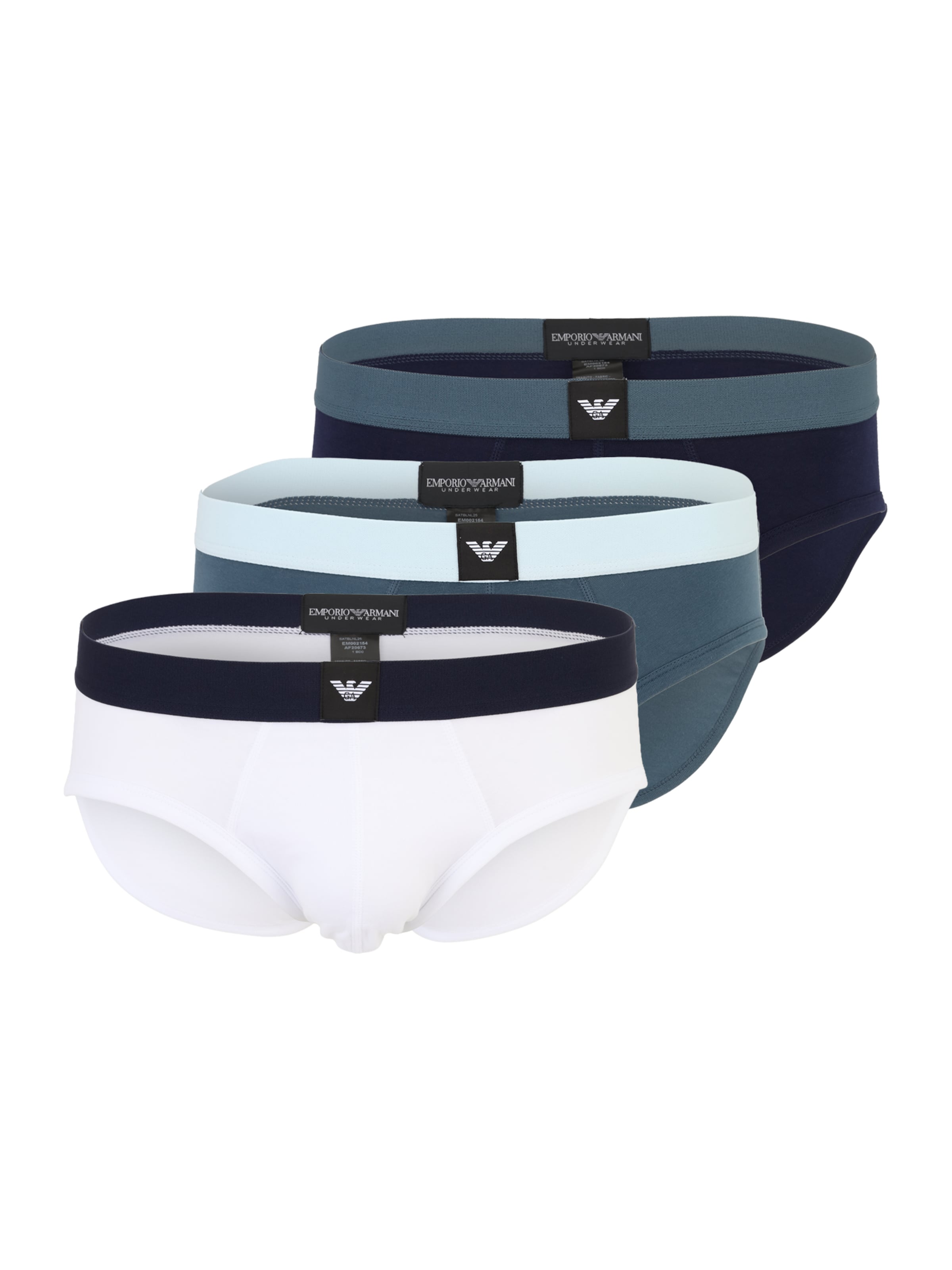 Emporio Armani Σλιπ σε μπλε: μπροστά