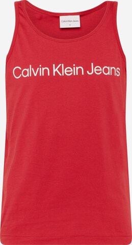 Calvin Klein Jeans Μπλουζάκι σε κόκκινο: μπροστά