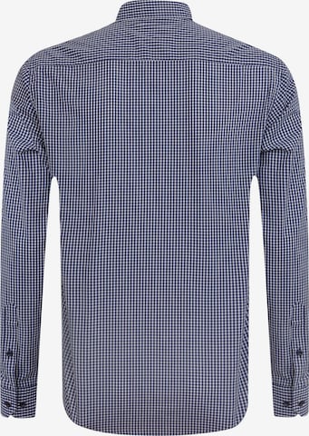 Sir Raymond Tailor Regular Fit Hemd 'Holy Ch' in Blau