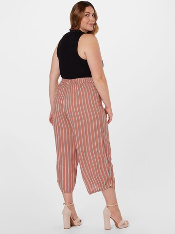 ABOUT YOU Curvy Wide leg Byxa 'Delia' i brun