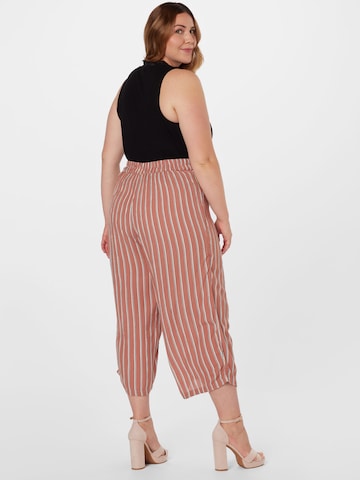 ABOUT YOU Curvy Wide leg Broek 'Delia' in Bruin