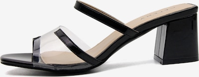 Šlepetės 'Catriona' iš Celena, spalva – juoda / skaidri spalva, Prekių apžvalga