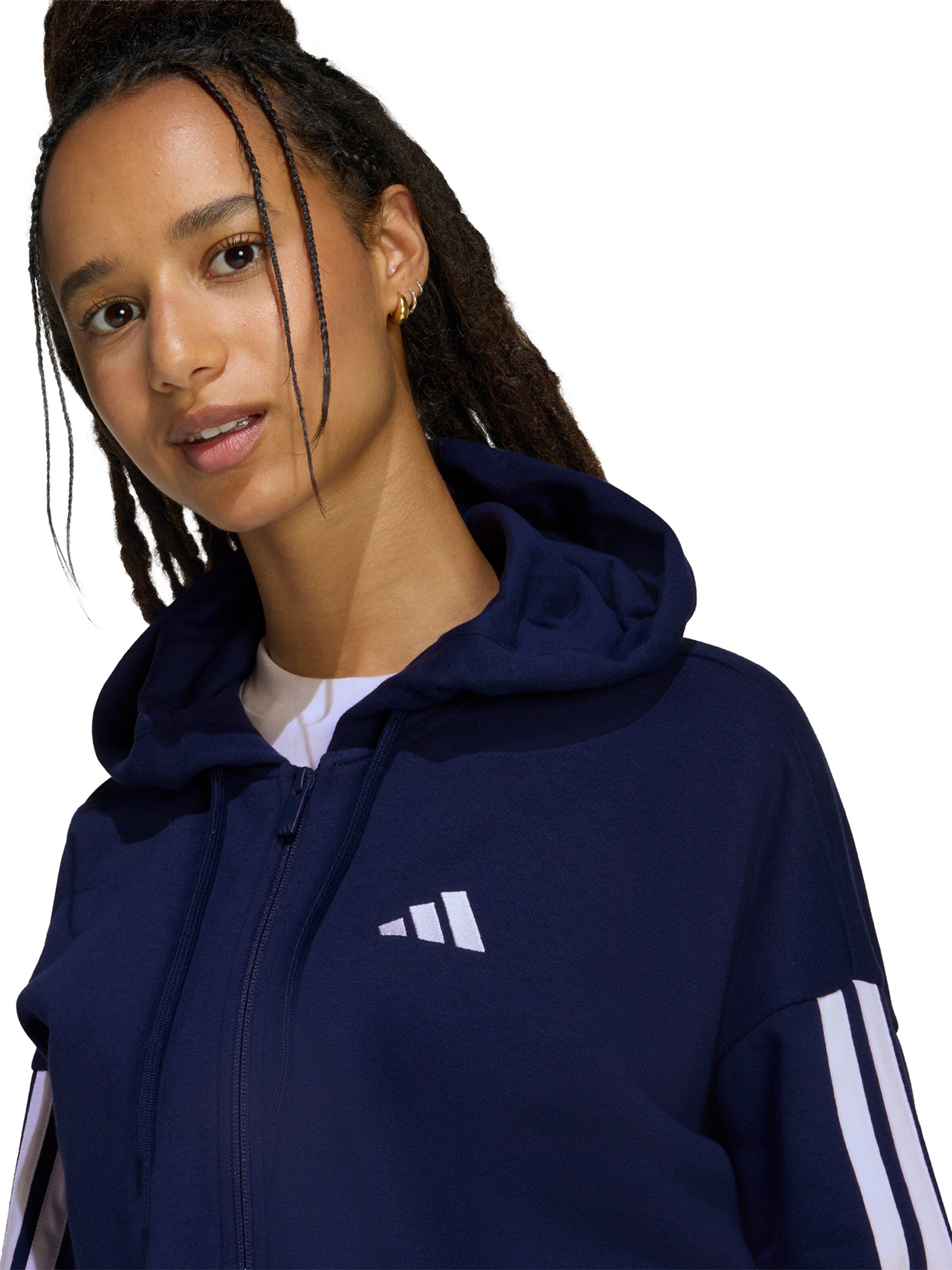 ADIDAS SPORTSWEAR Urheilullinen collegetakki värissä sininen