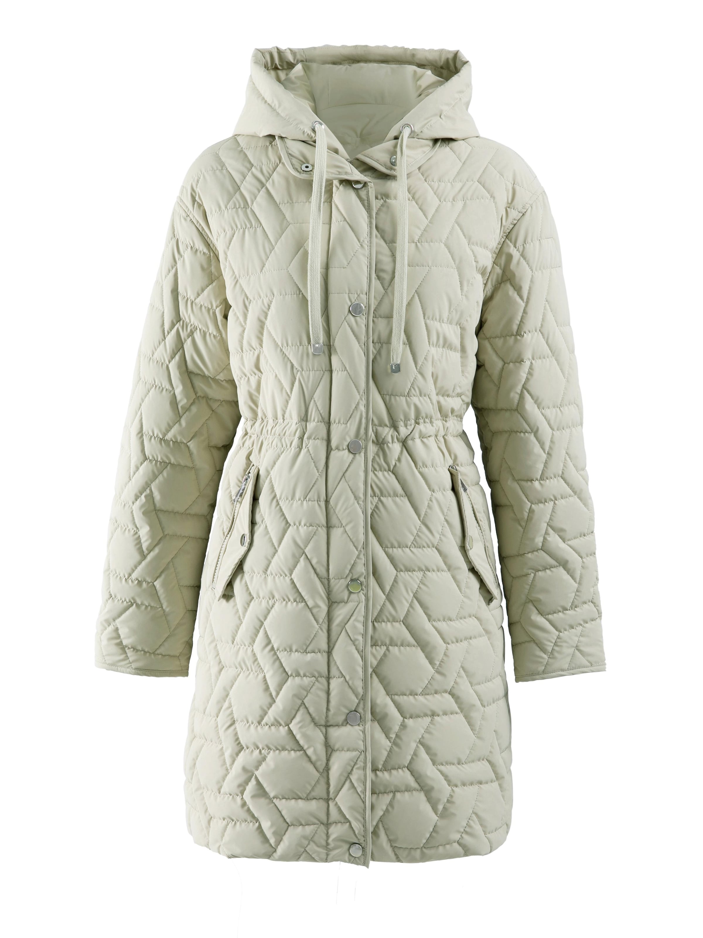 Funk since 1776 Between-Seasons Coat in Green: front