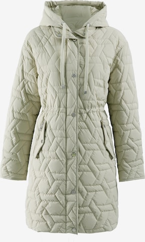 Funk since 1776 Between-Seasons Coat in Green: front