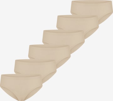 SCHIESSER Slip ' Invisible Cotton ' in Beige: Vorderseite