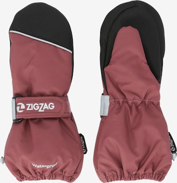 ZigZag Athletic Gloves 'Shildon' in Red: front