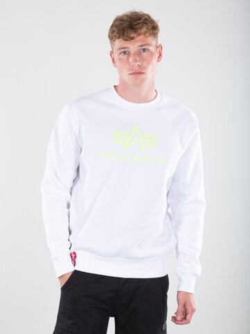 ALPHA INDUSTRIES Tréning póló - fehér