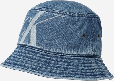 Calvin Klein Jeans Chapeaux en bleu denim / blanc, Vue avec produit