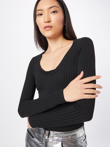 River Island Shirt in Schwarz