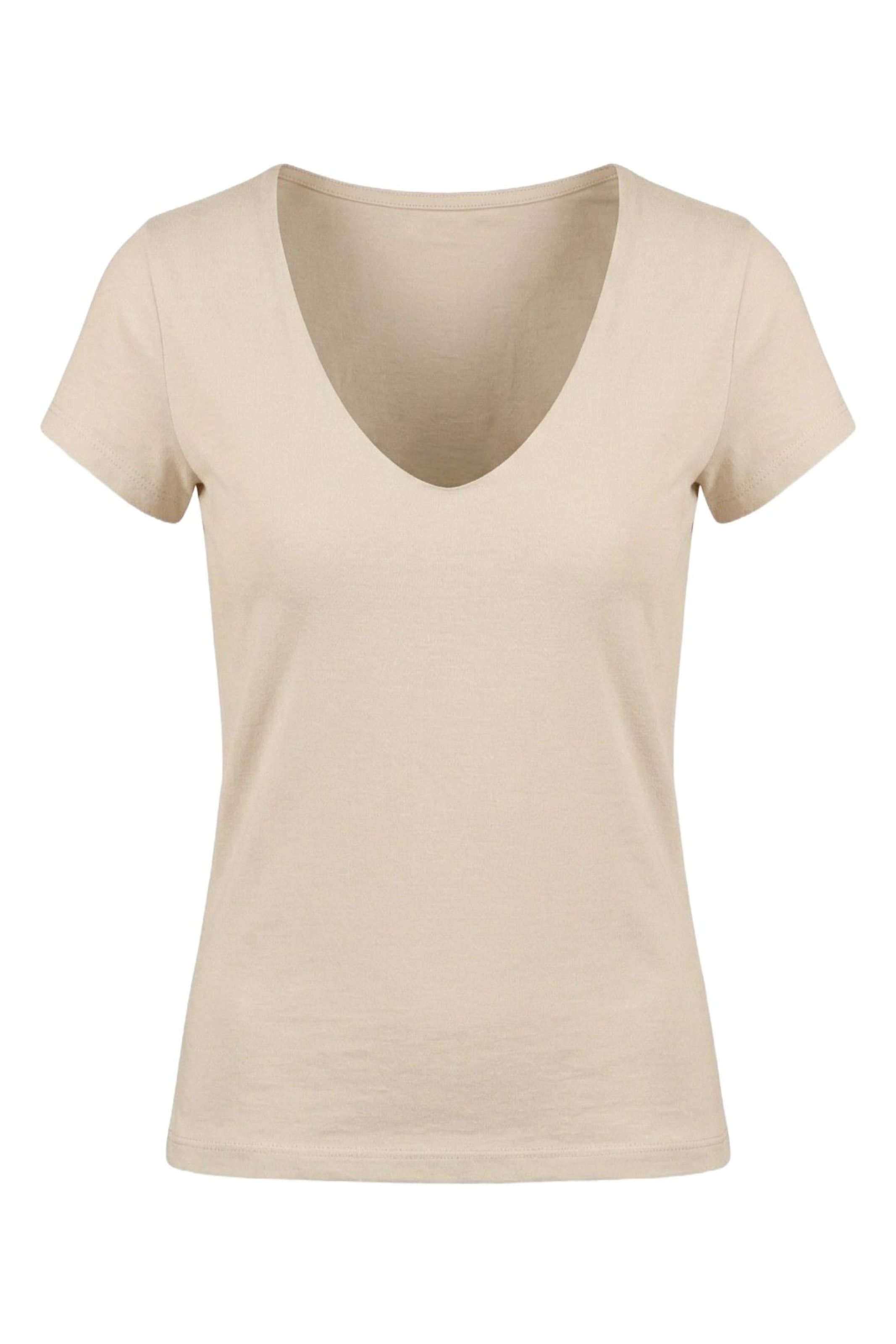 Alexa Dash Shirt in Beige: front