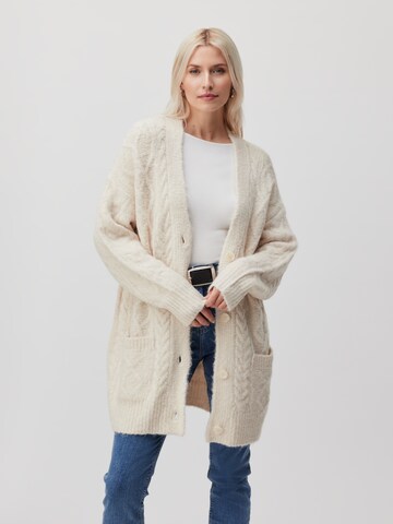LeGer by Lena Gercke Knit Cardigan 'Susan' in White: front