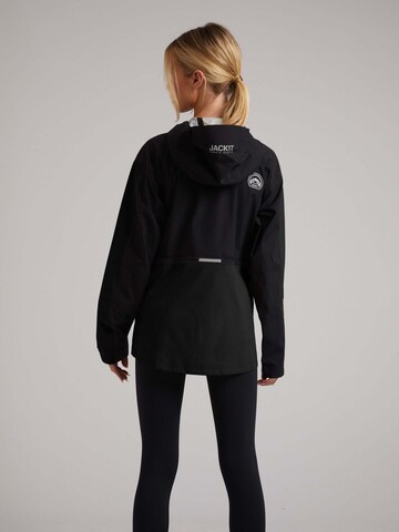 JACK1T Outdoorjas ' Isotope Regenjacke ' in Zwart
