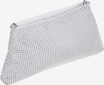 faina Clutch in Silber