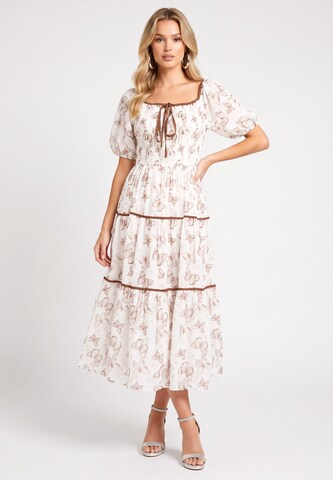 faina Dress in White
