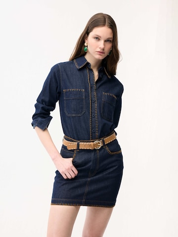 adl Blouse in Blauw