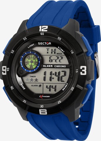 SECTOR Digital Watch in Blue: front