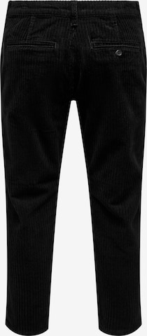 Only & Sonsregular Chino hlače 'Avi' - crna boja