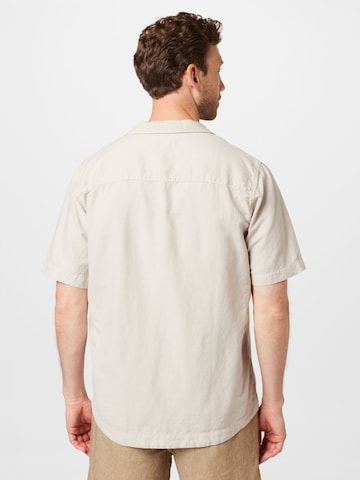 ARMEDANGELS Regular fit Button Up Shirt 'Lovdag' in Beige