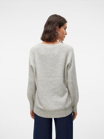 VERO MODA Свитер 'VMLeaf' в Серый