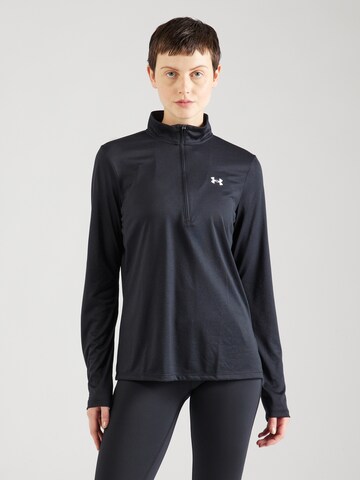 UNDER ARMOUR Функциональная футболка в Черный: спереди