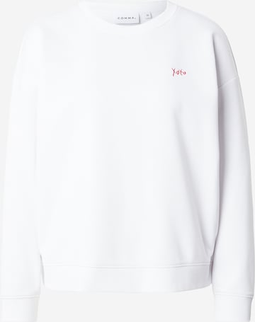 COMMA Collegepaita värissä valkoinen: etupuoli