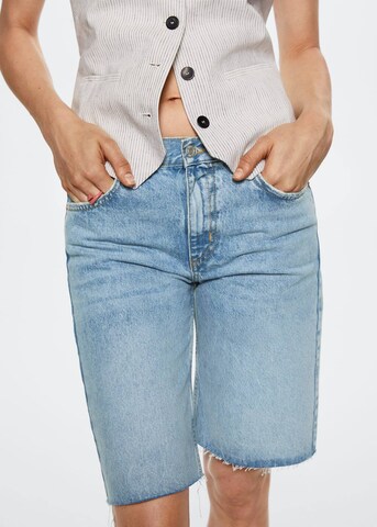 MANGO Regular Jeans 'Anais' in Blauw