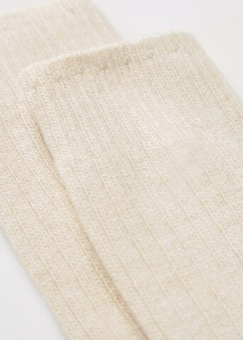 CALZEDONIA Knee High Socks in White