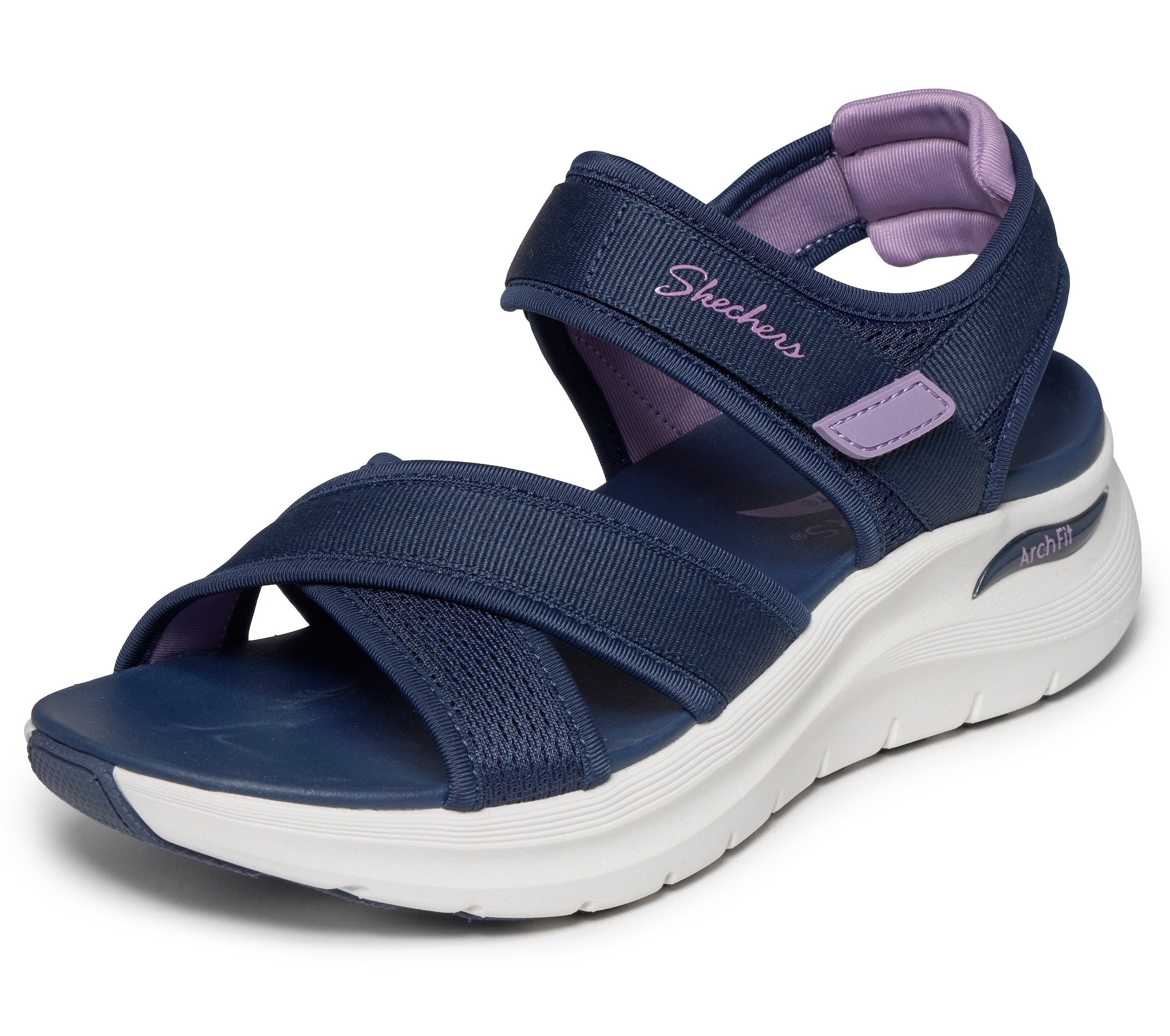 SKECHERS Sandale in Blau: Vorderseite