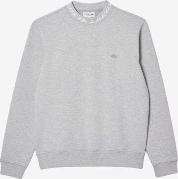 Sweat-shirt LACOSTE en gris : devant