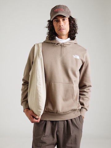 THE NORTH FACE Свитшот 'SIMPLE DOME' в Коричневый: спереди