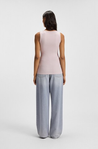 BOSS Orange Top 'Ematite' in Lila