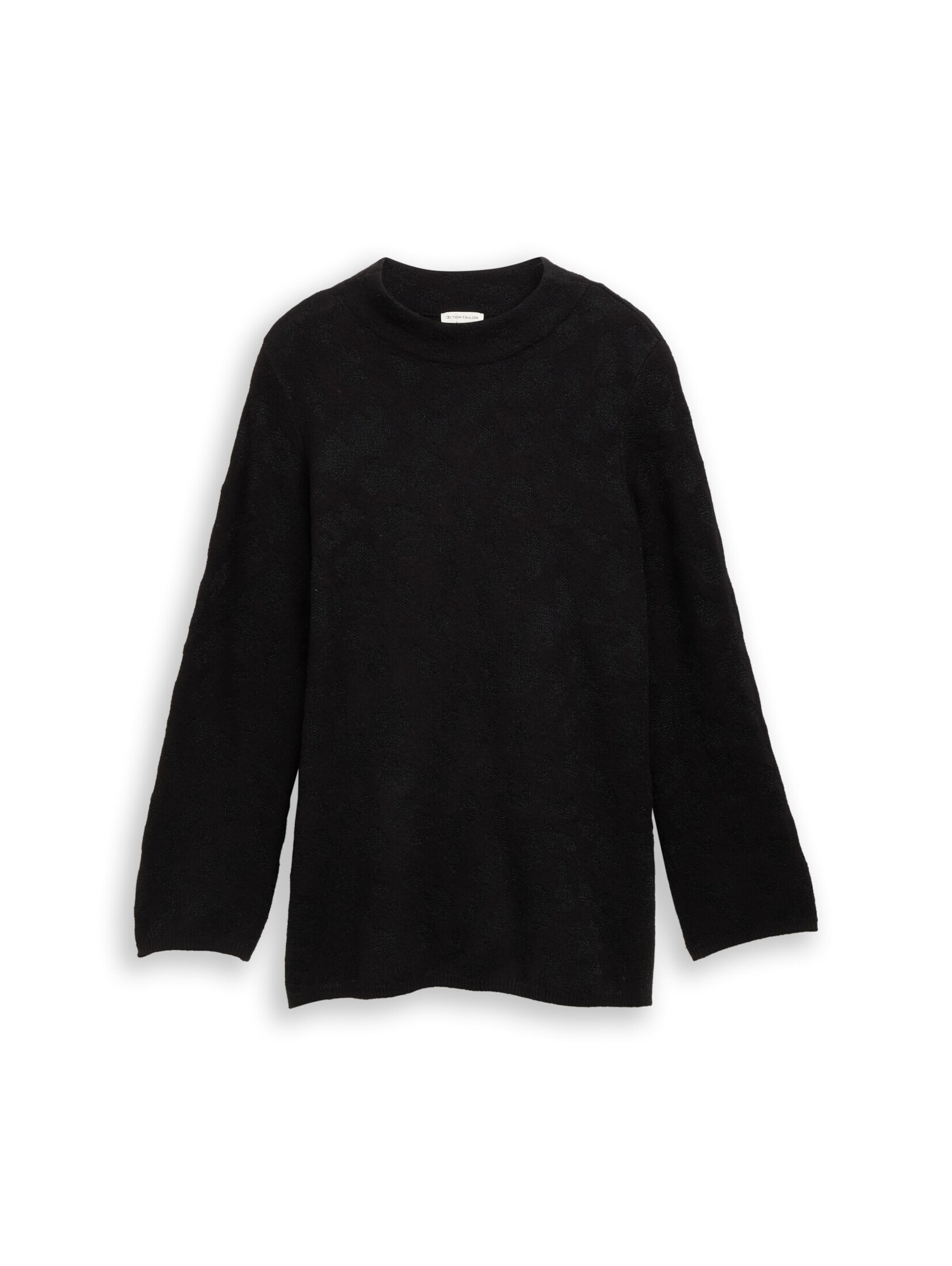 Tom Tailor Women + Pullover in Schwarz: Vorderseite