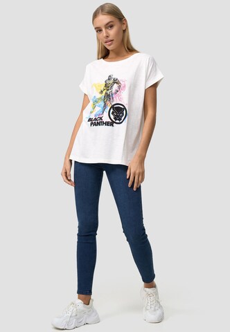 Recovered Shirt 'Black Panther' in White