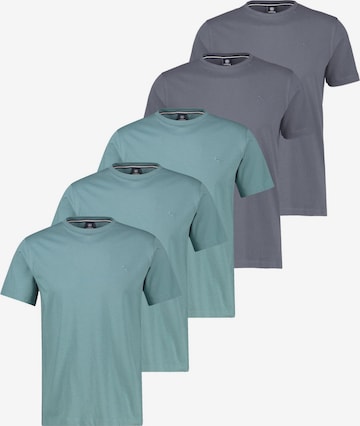 LERROS Shirt 'Basic' in Grau: Vorderseite