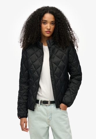 Superdry Between-Season Jacket 'Fuji Lite' in Black: front