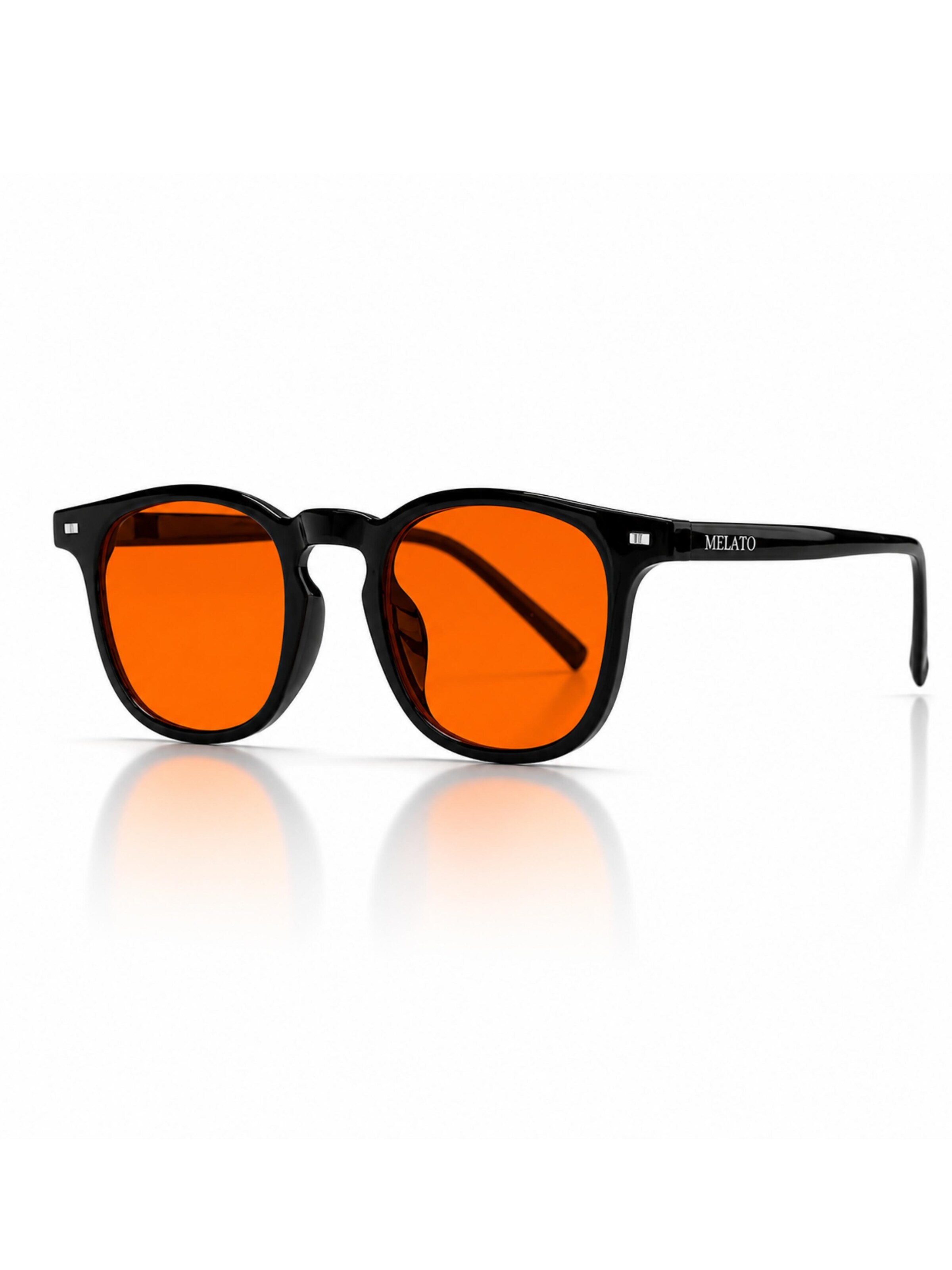 Lunettes 'Dusk' Melato en orange