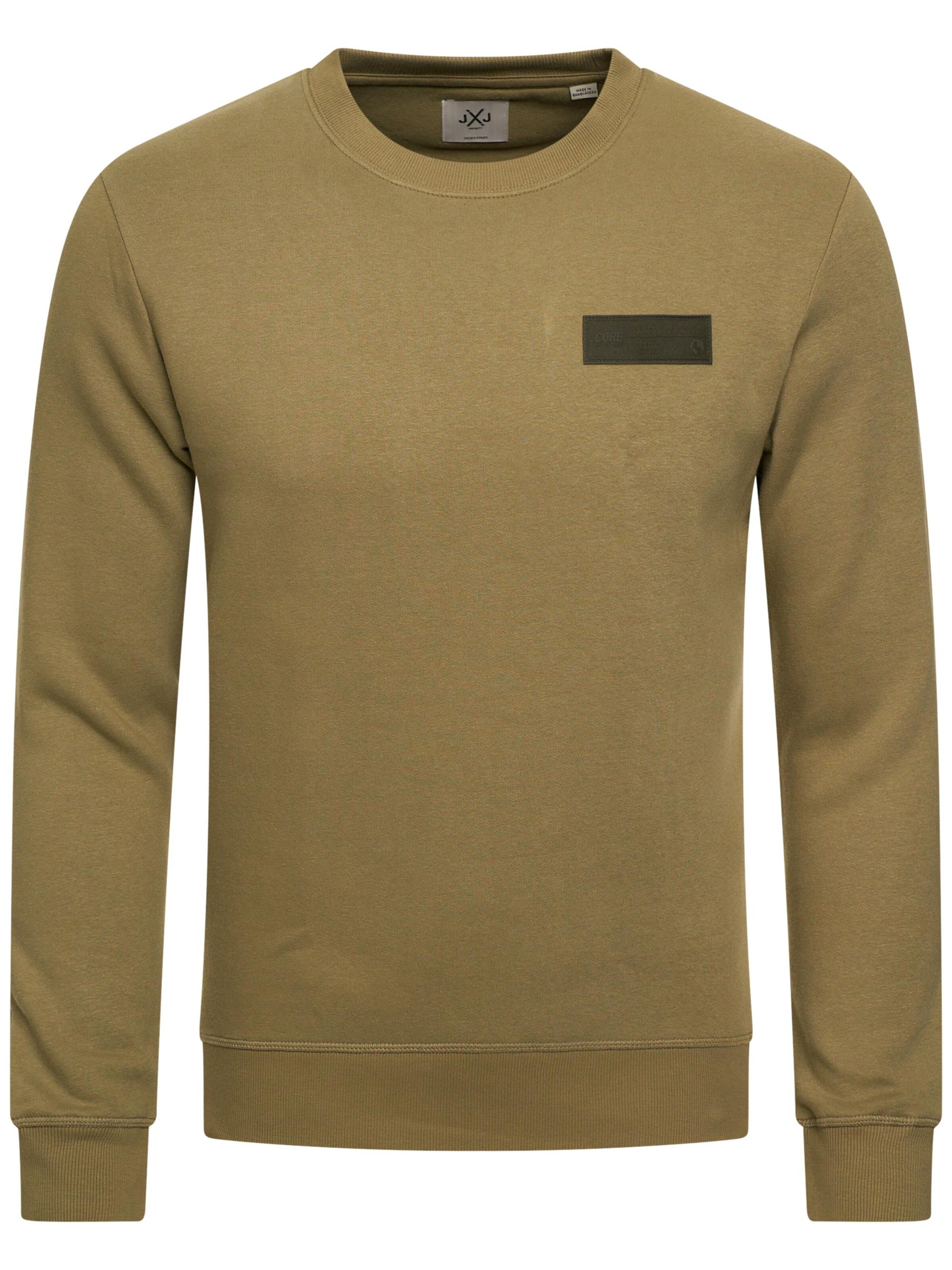JACK JONES Sweatshirt 'JJCOPOPS'‌‌‌‌‌‌‌‌‌‌ in Grün