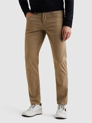 PME Legend Slimfit Jeans 'PME LEGEND - Navigator slim fit pants' i beige: framsida