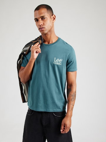 žalia Lee Marškinėliai: priekis