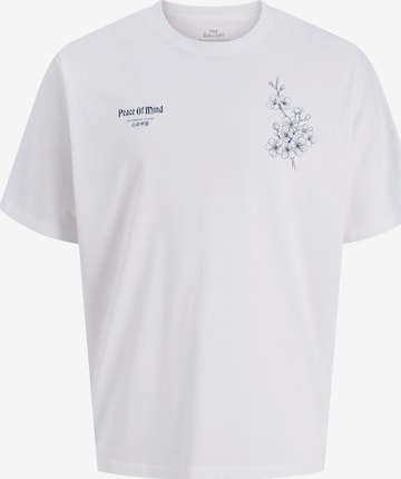T-Shirt 'JOROriental' Jack & Jones Plus en blanc : devant